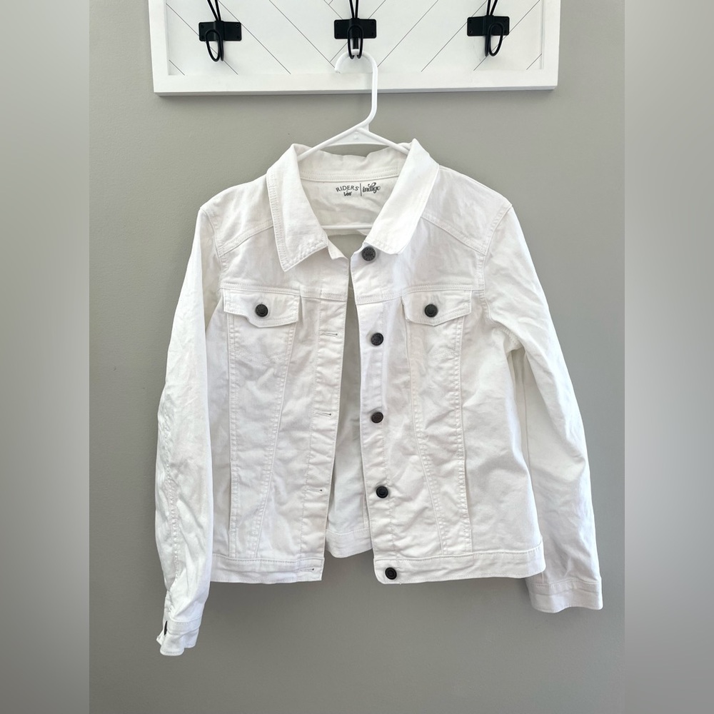 Rider by Lee white jean jacket